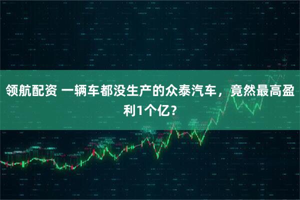 领航配资 一辆车都没生产的众泰汽车，竟然最高盈利1个亿？